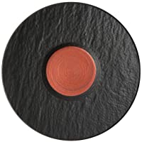 Villeroy &amp- Boch - Manufacture Rock Glow platillo para café- elegante platillo de porcelana premium en animado negro y…